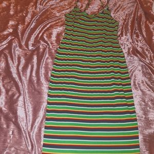 Multi color midi dress